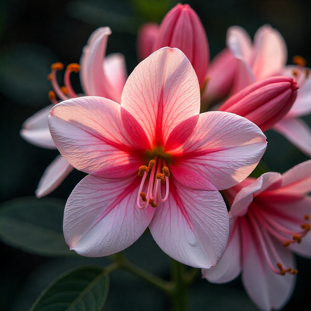 Eco-friendly floral studio shelves
